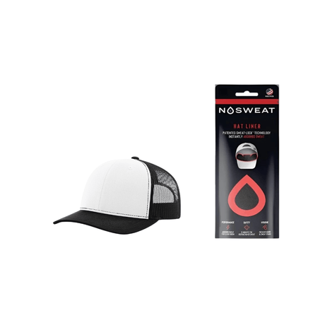 Richardson 112 Trucker Hat with NoSweat Hat Liner Combo Unisex Accessories Hats & Caps