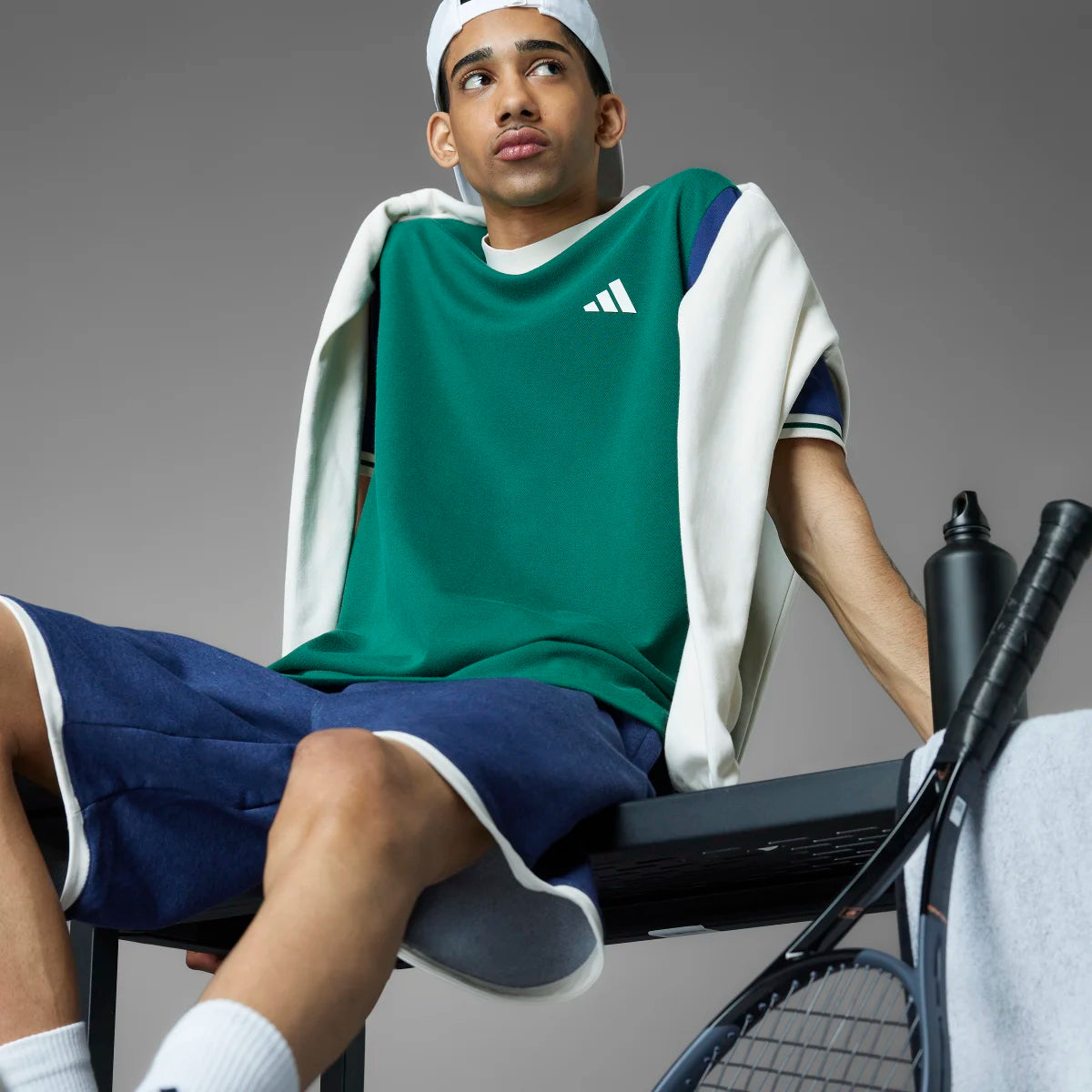 adidas Men's adidas Heritage Tennis Tee Tennis & Racquet Apparel All