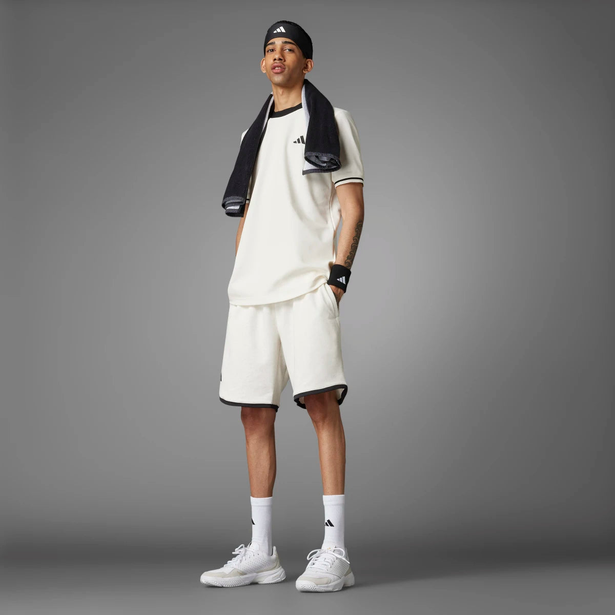 adidas Men's adidas Heritage Tennis Tee Tennis & Racquet Apparel All