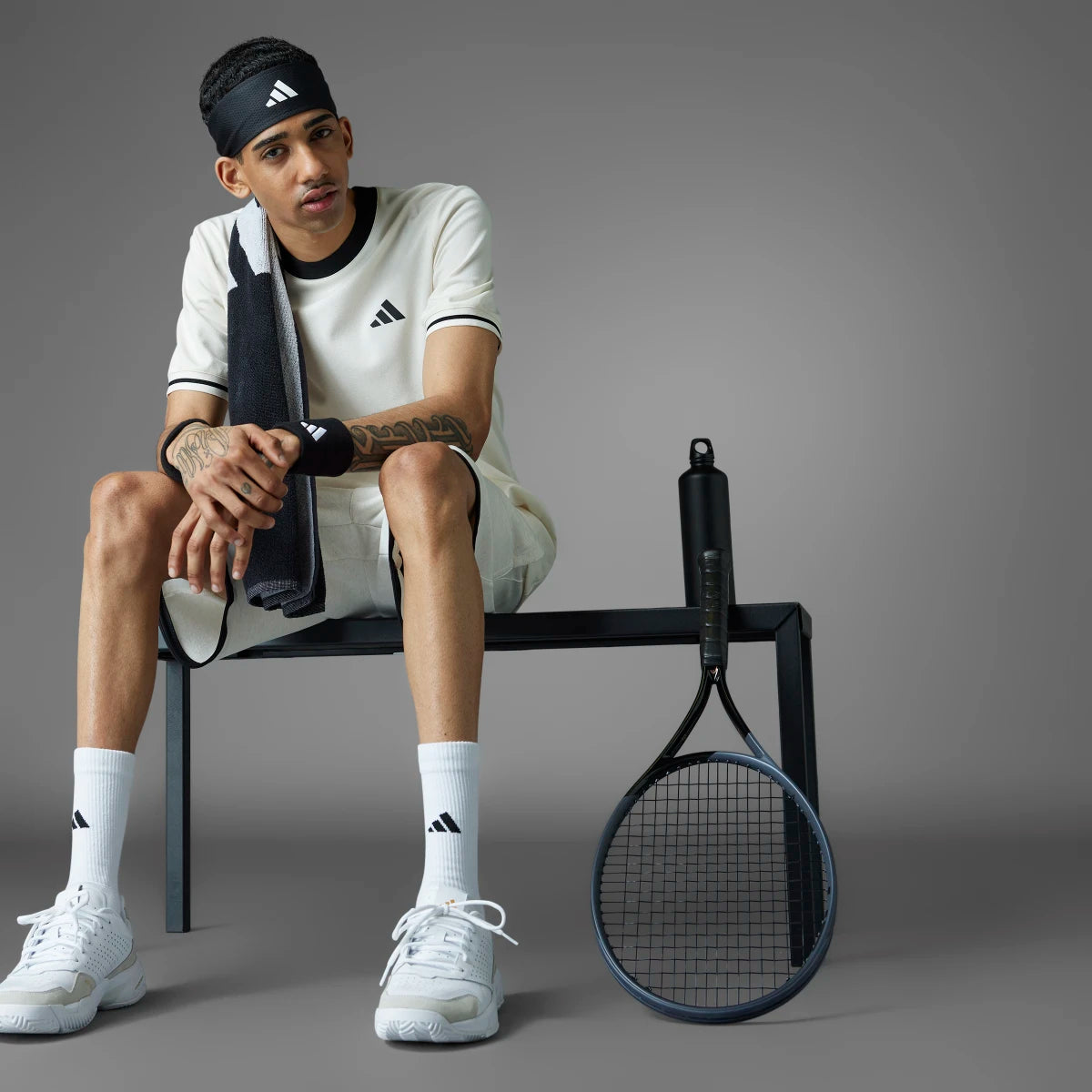 adidas Men's adidas Heritage Tennis Tee Tennis & Racquet Apparel All