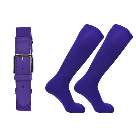 Pear Sox Baseball or Softball Belt/Sock Combo Baseball Socks & Belts All