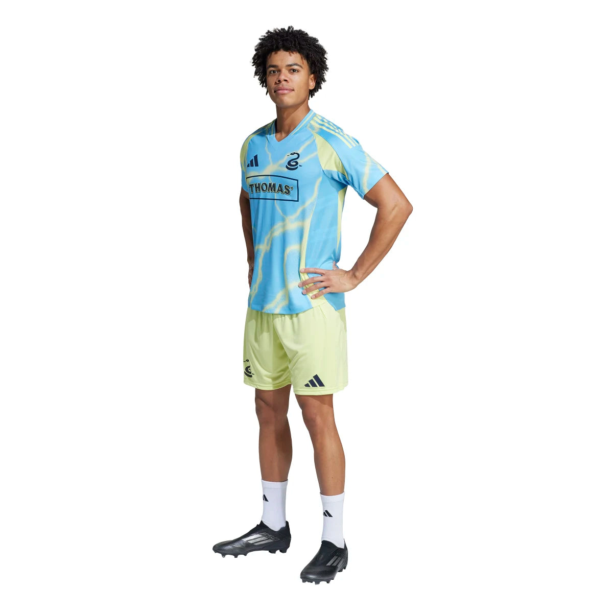 adidas Men's Authentic Philadelphia Union 25/26 Away Shorts Soccer Uniforms & Apparel All