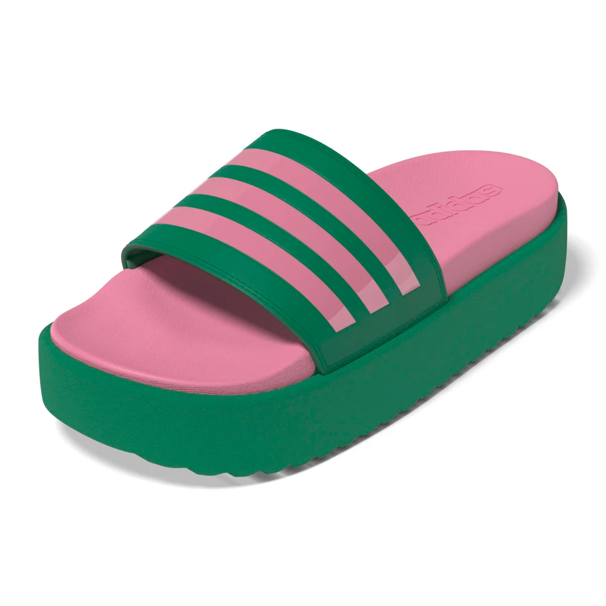 adidas Women's Adilette Platform Slides Womens Footwear Sandals & Slides