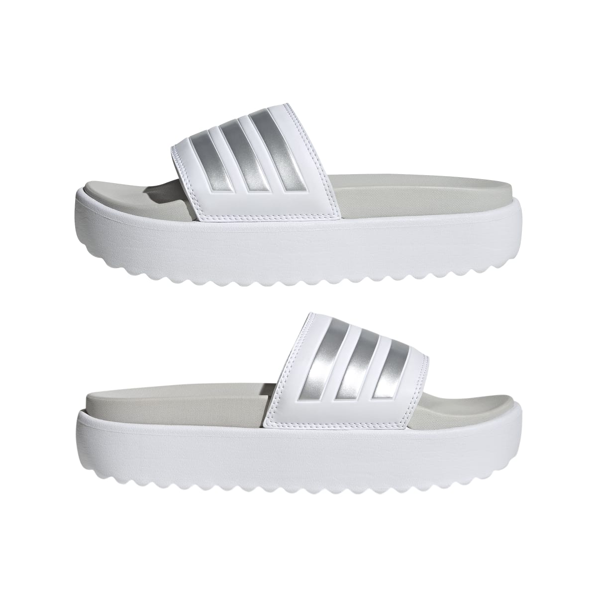 adidas Women's Adilette Platform Slides Womens Footwear Sandals & Slides