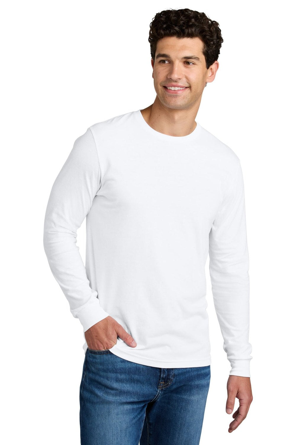 Gildan Men's Softstyle CVC Long Sleeve Tee 64440CVC Mens Apparel Shirts & Tops