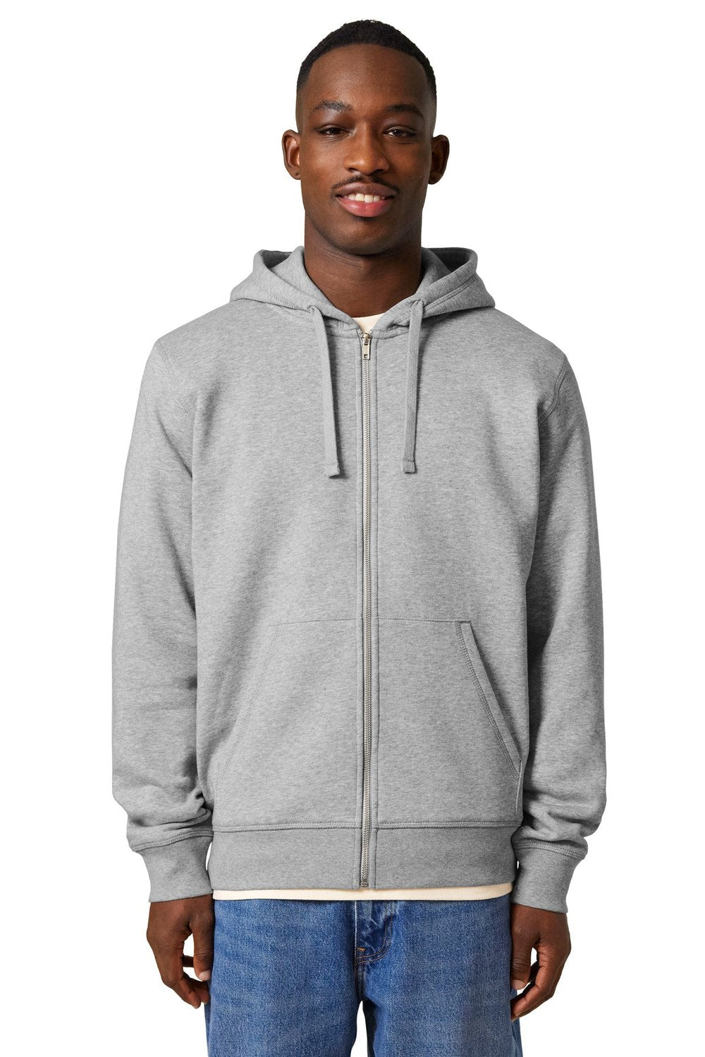 Stanley/Stella Unisex Mixer Full-Zip Hooded Sweatshirt SXU011 Mens Apparel Shirts & Tops