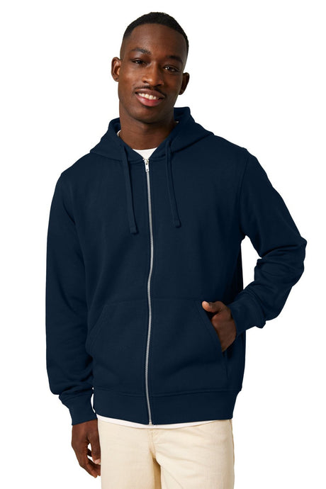 Stanley/Stella Unisex Mixer Full-Zip Hooded Sweatshirt SXU011 Mens Apparel Shirts & Tops