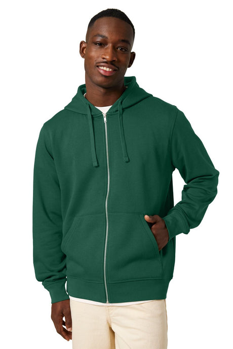 Stanley/Stella Unisex Mixer Full-Zip Hooded Sweatshirt SXU011 Mens Apparel Shirts & Tops