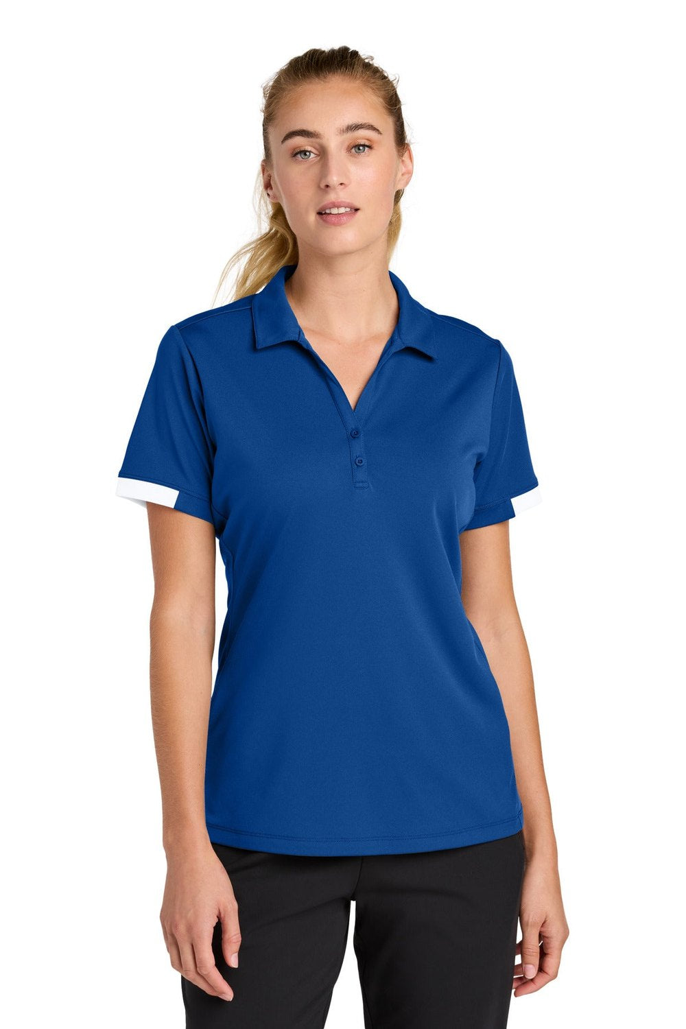 Sport-Tek Women's Club Colorblock Polo LST444 Womens Apparel Shirts & Tops