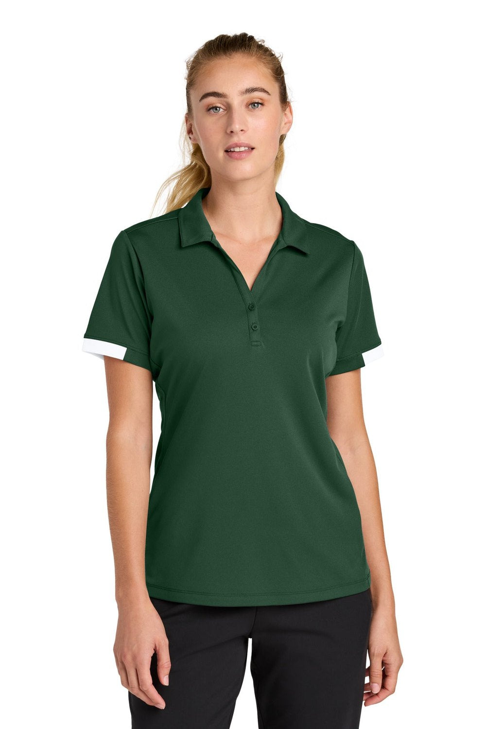 Sport-Tek Women's Club Colorblock Polo LST444 Womens Apparel Shirts & Tops