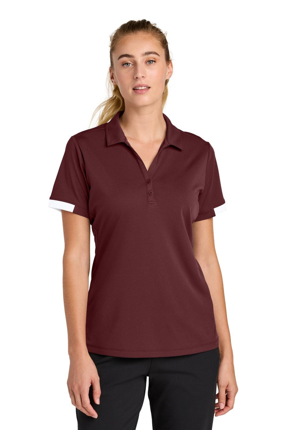 Sport-Tek Women's Club Colorblock Polo LST444 Womens Apparel Shirts & Tops