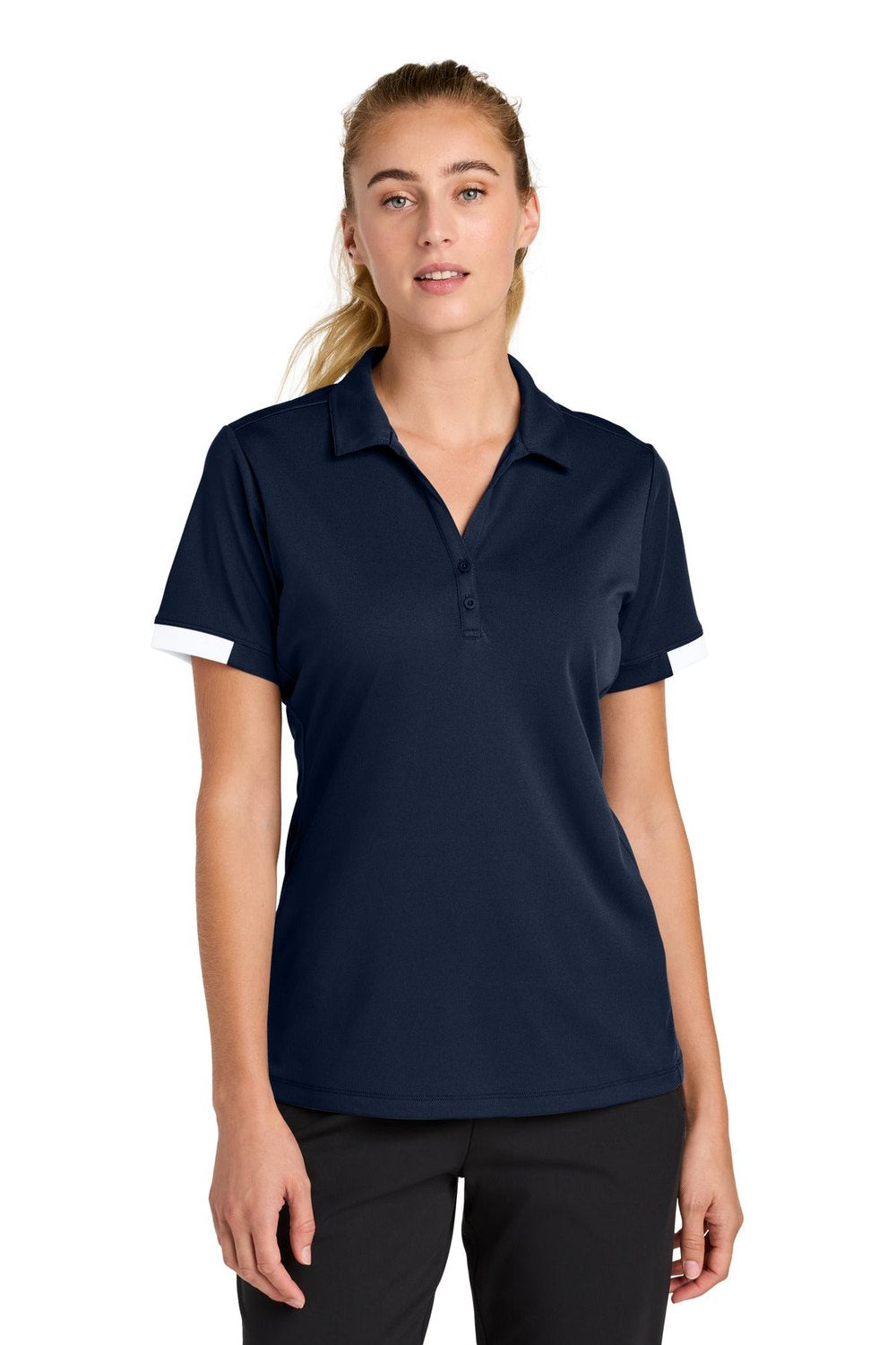 Sport-Tek Women's Club Colorblock Polo LST444 Womens Apparel Shirts & Tops