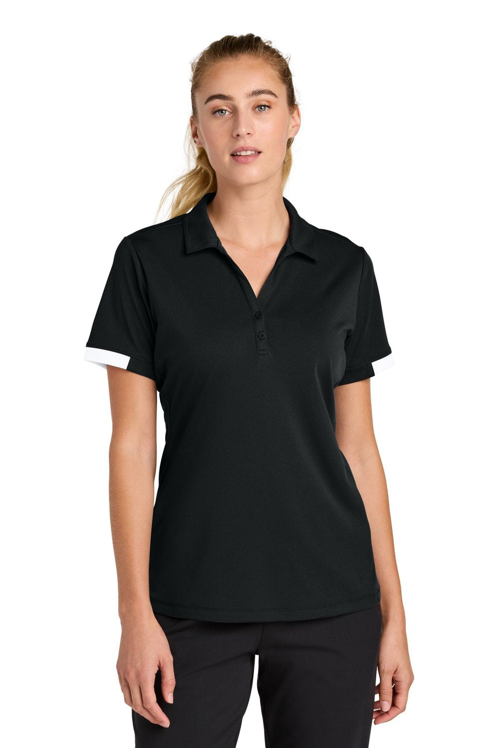 Sport-Tek Women's Club Colorblock Polo LST444 Womens Apparel Shirts & Tops