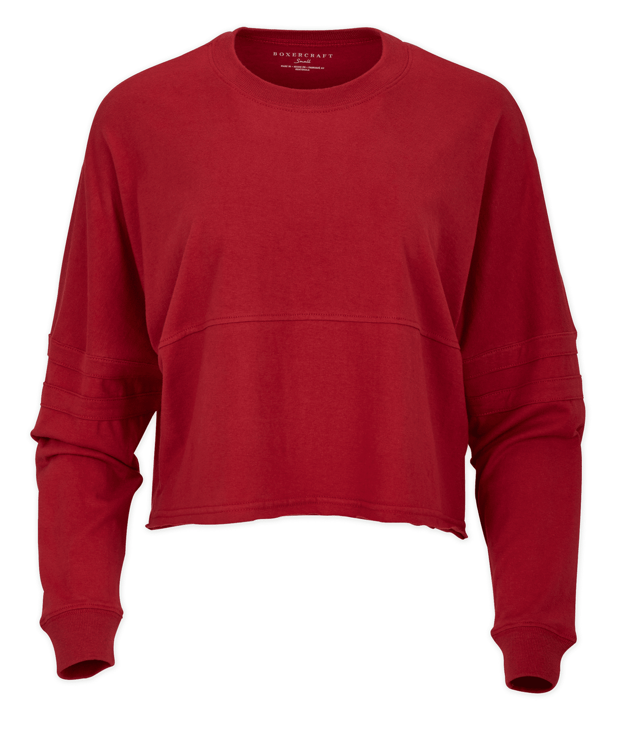 Boxercraft Women's Cropped Retro Jersey Womens Apparel Sweatshirts & Fleece