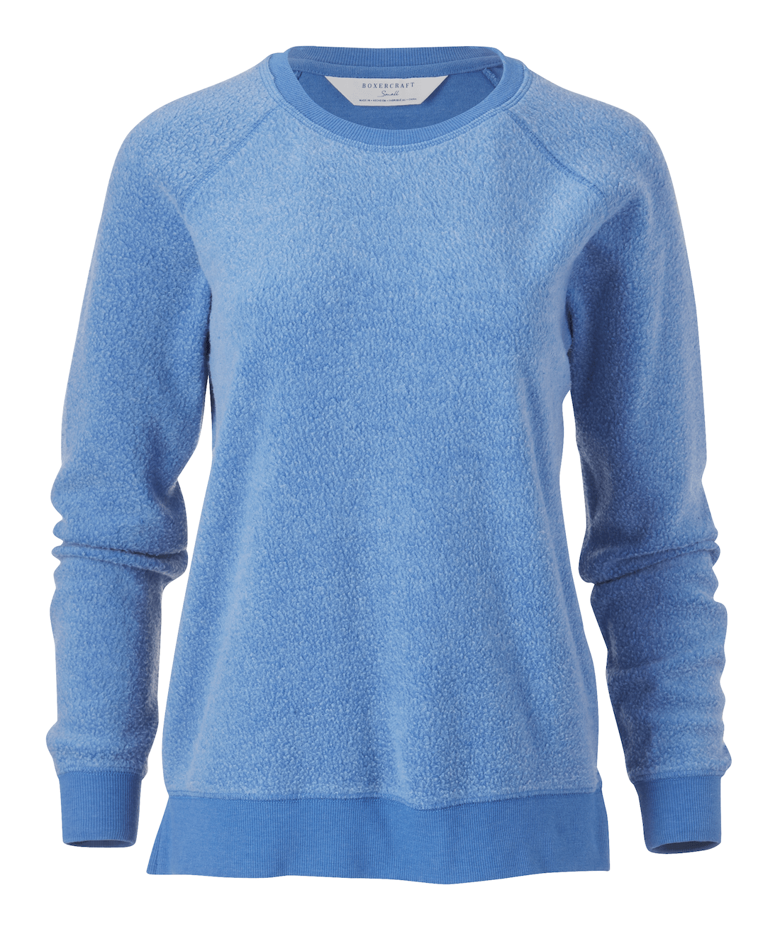 Boxercraft Women's Reverse Fleece Out Crew Womens Apparel Sweatshirts & Fleece