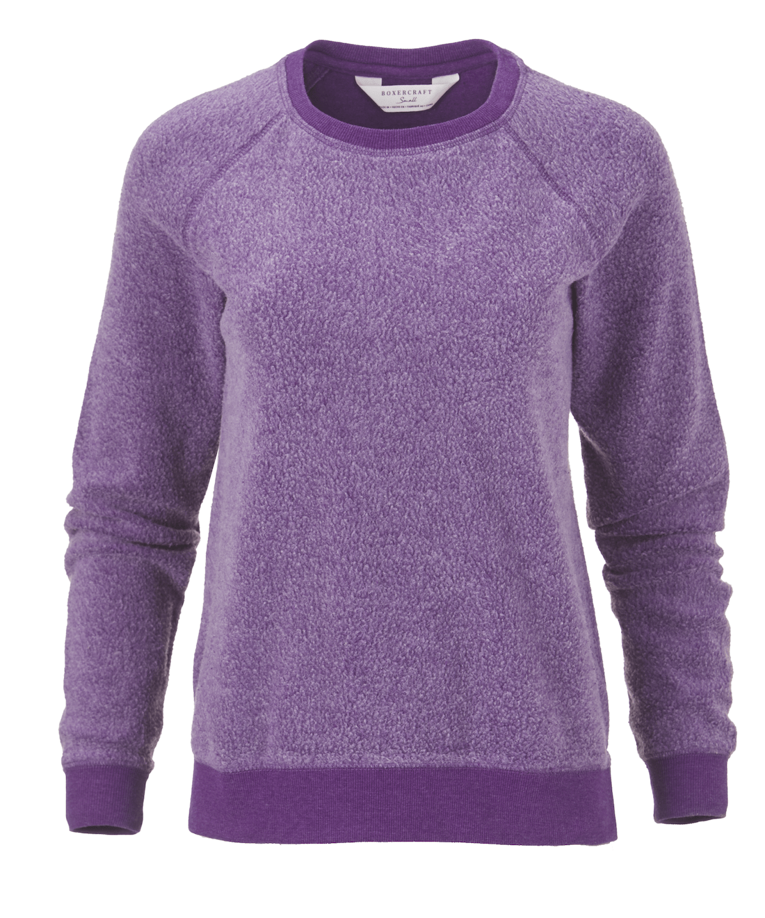 Boxercraft Women's Reverse Fleece Out Crew Womens Apparel Sweatshirts & Fleece