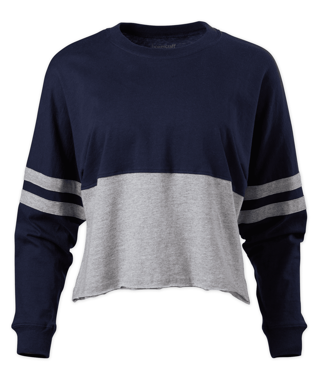 Boxercraft Women's Cropped Retro Jersey Womens Apparel Sweatshirts & Fleece