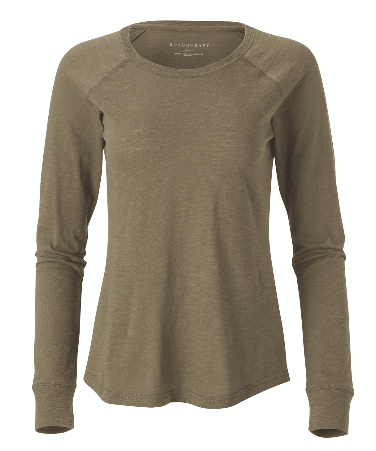 Boxercraft Women's Solid Preppy Patch Tee Womens Apparel Shirts & Tops