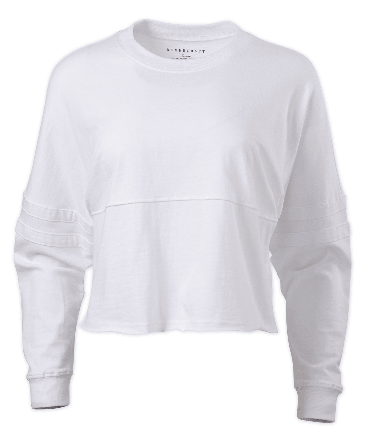 Boxercraft Women's Cropped Retro Jersey Womens Apparel Sweatshirts & Fleece