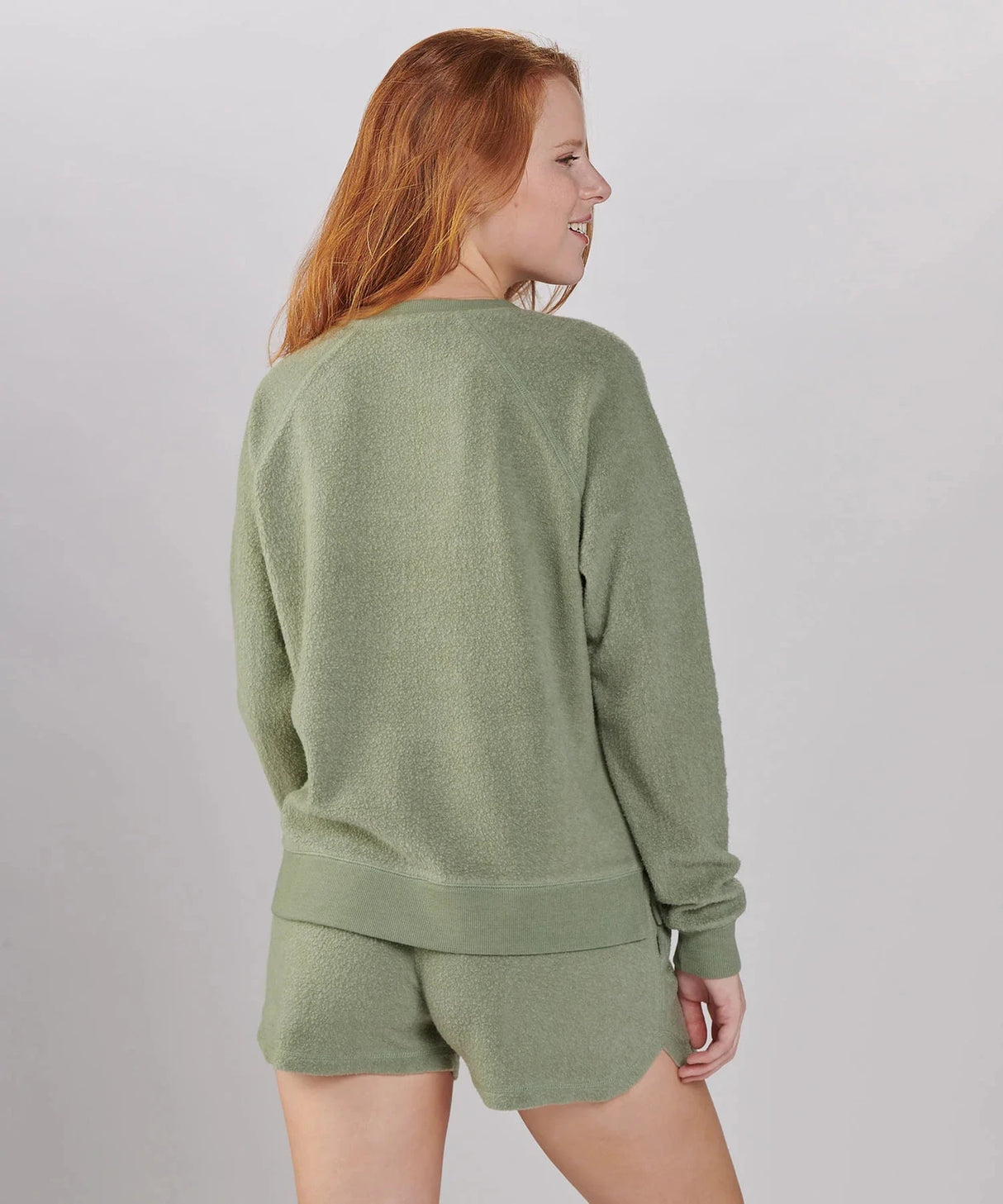 Boxercraft Women's Reverse Fleece Out Crew Womens Apparel Sweatshirts & Fleece