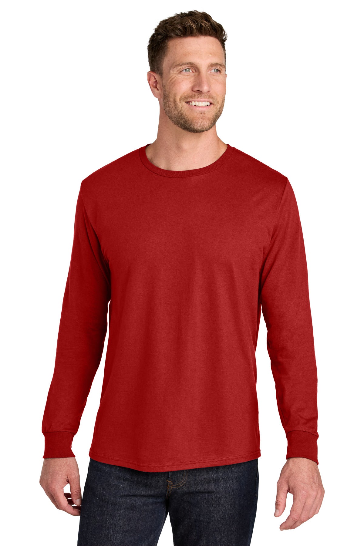 Jerzees Men's Ultimate Ring Spun Long Sleeve T-Shirt IC46L
