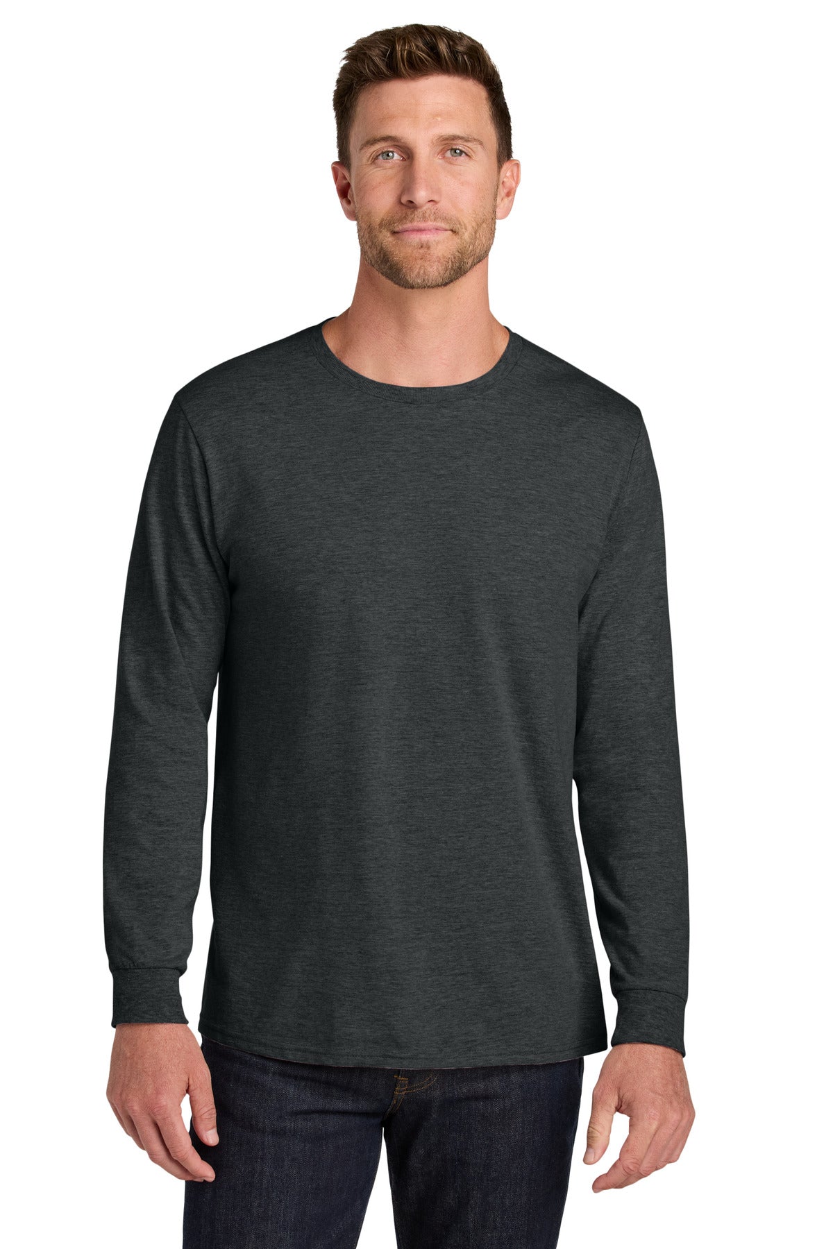 Jerzees Men's Ultimate Ring Spun Long Sleeve T-Shirt IC46L