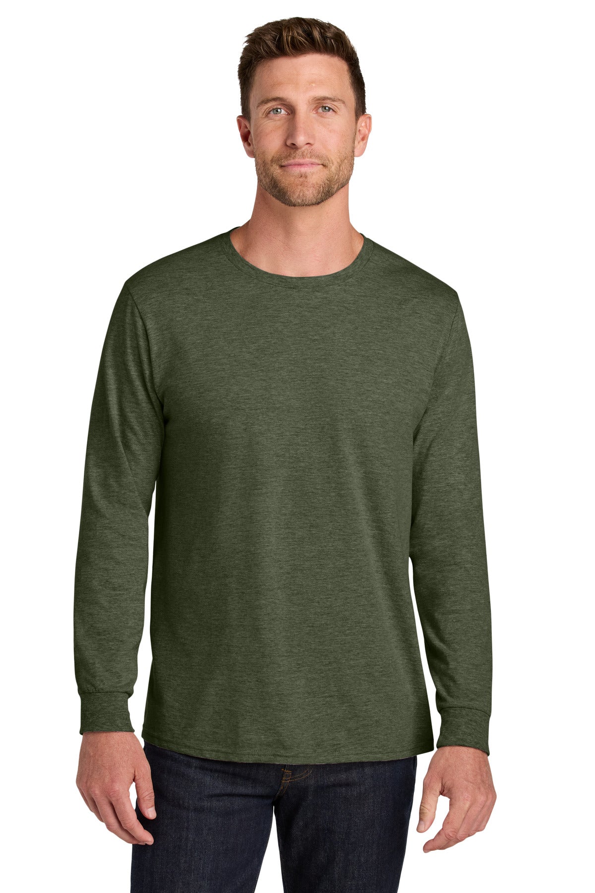 Jerzees Men's Ultimate Ring Spun Long Sleeve T-Shirt IC46L