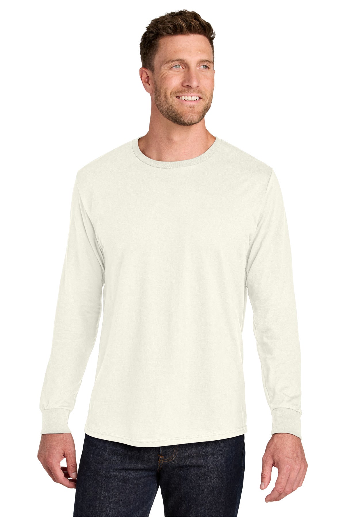 Jerzees Men's Ultimate Ring Spun Long Sleeve T-Shirt IC46L