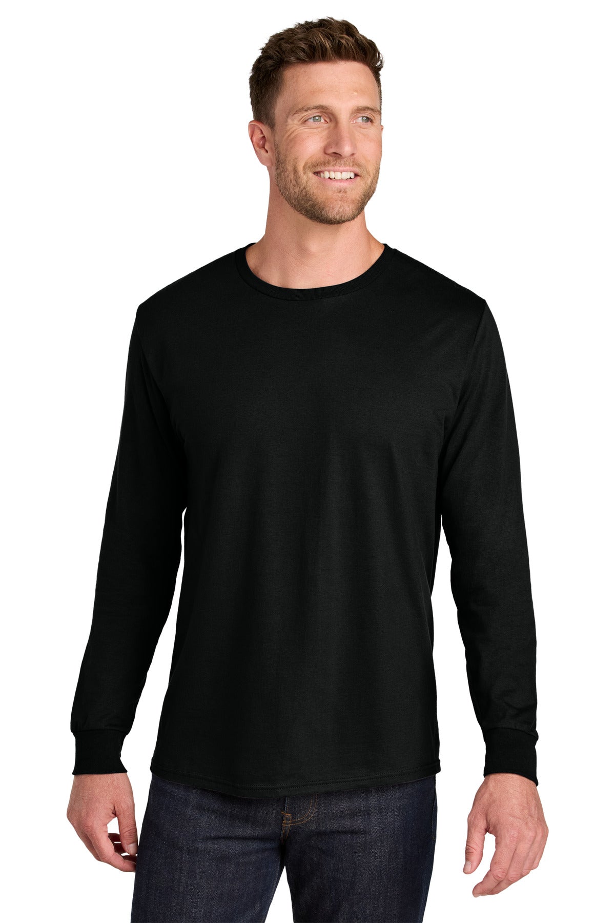 Jerzees Men's Ultimate Ring Spun Long Sleeve T-Shirt IC46L
