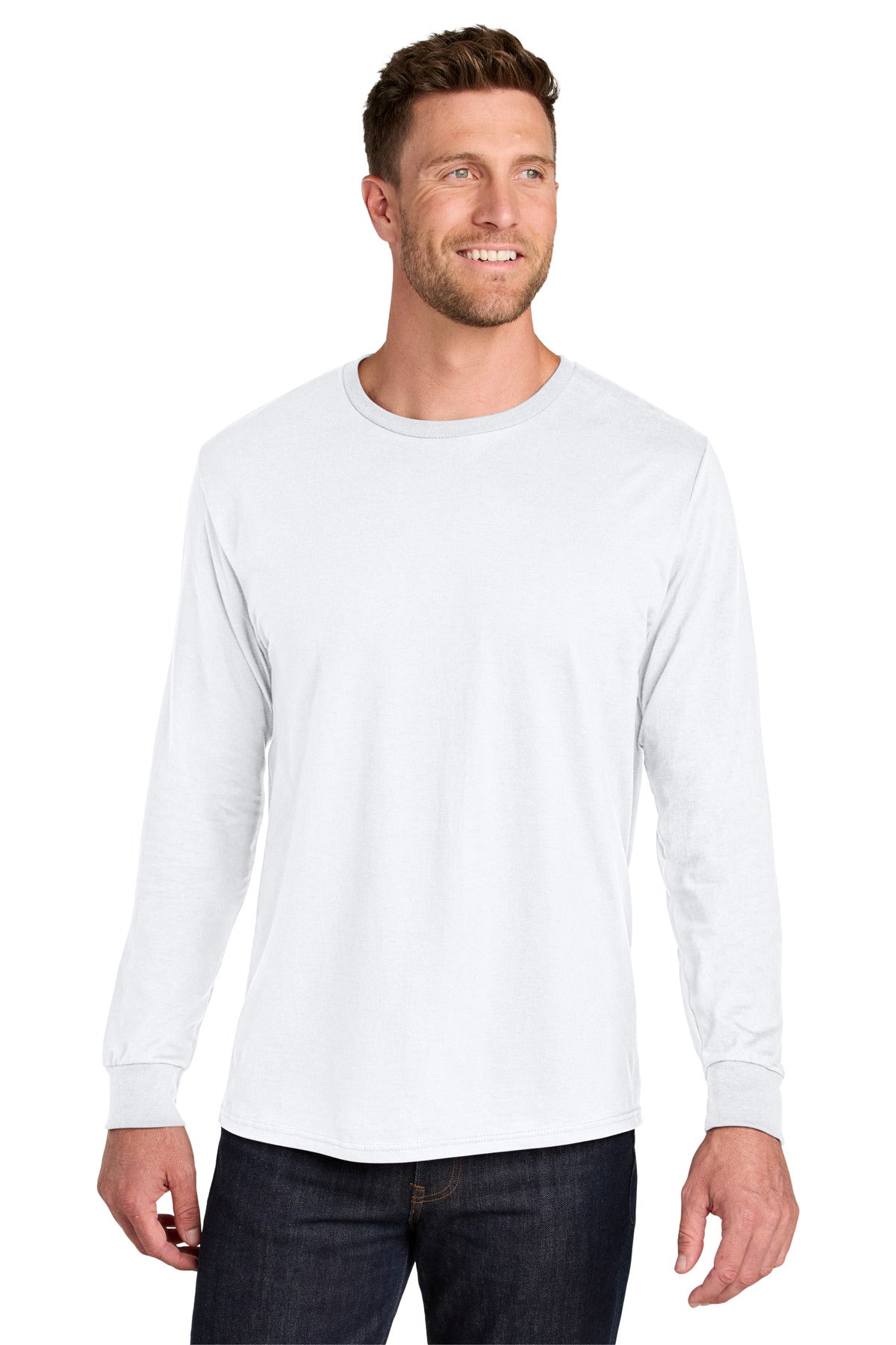 Jerzees Men's Ultimate Ring Spun Long Sleeve T-Shirt IC46L