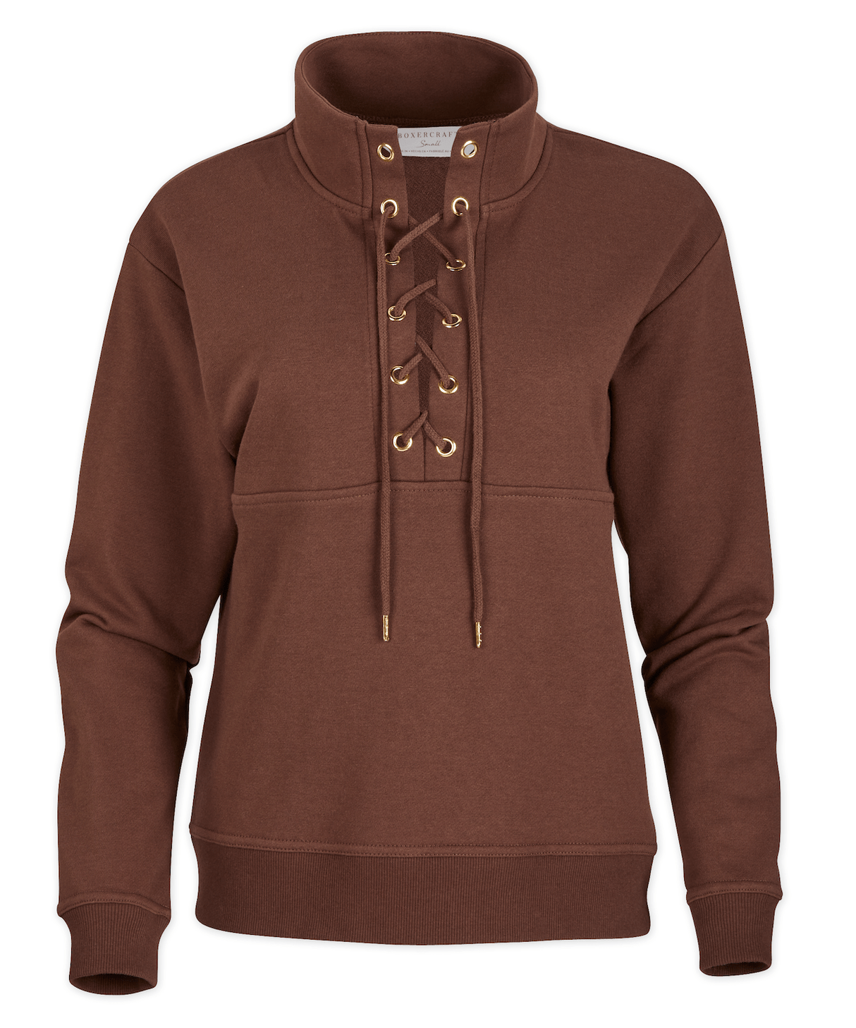 Boxercraft Women's Lace Up Pullover Womens Apparel Sweatshirts & Fleece