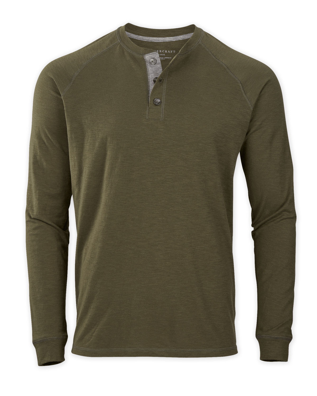 Boxercraft Men's Henley Long Sleeve Mens Apparel Shirts & Tops