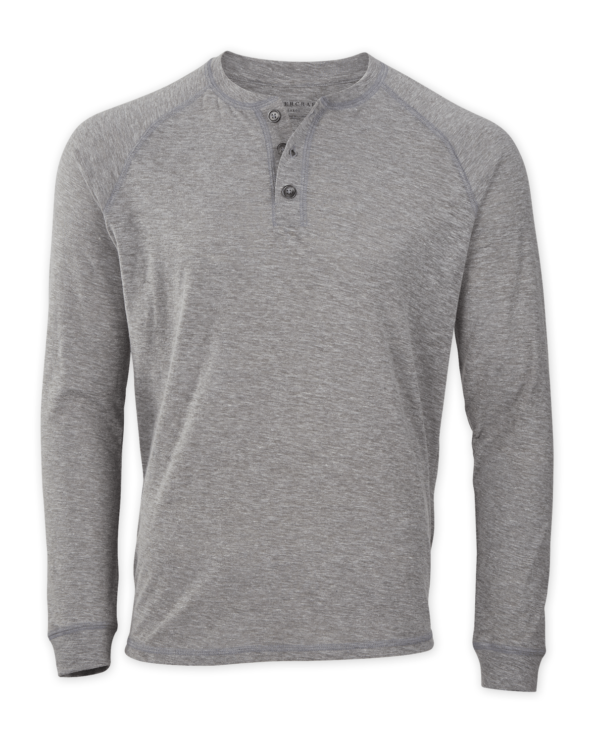 Boxercraft Men's Henley Long Sleeve Mens Apparel Shirts & Tops