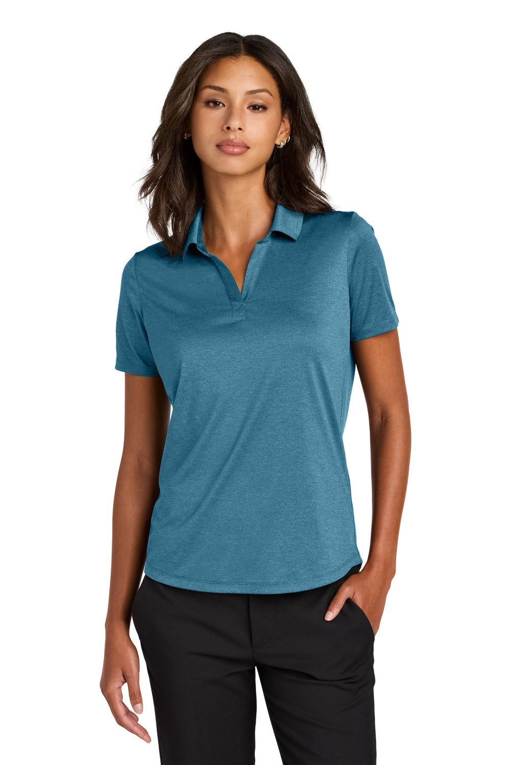 Mercer+Mettle Women's Recharge Jersey Polo MM1021 Womens Apparel Shirts & Tops