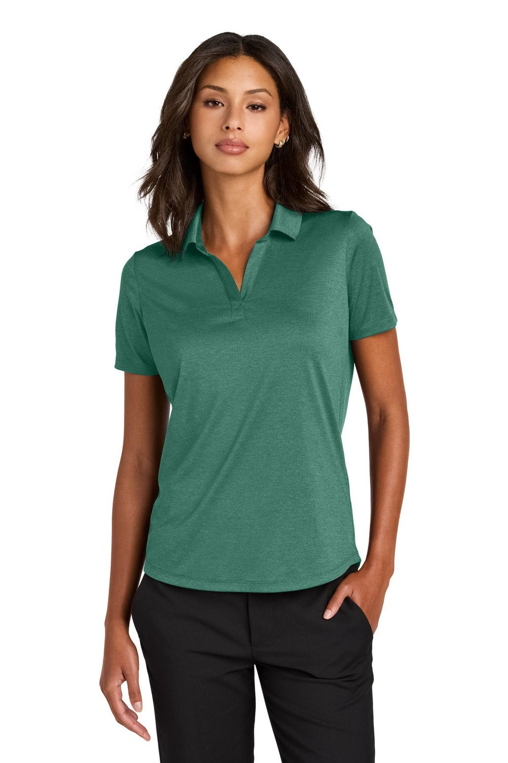 Mercer+Mettle Women's Recharge Jersey Polo MM1021 Womens Apparel Shirts & Tops