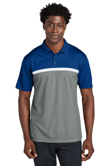 Sport-Tek Men's UV Micropique Colorblock Polo ST741 Mens Apparel Shirts & Tops