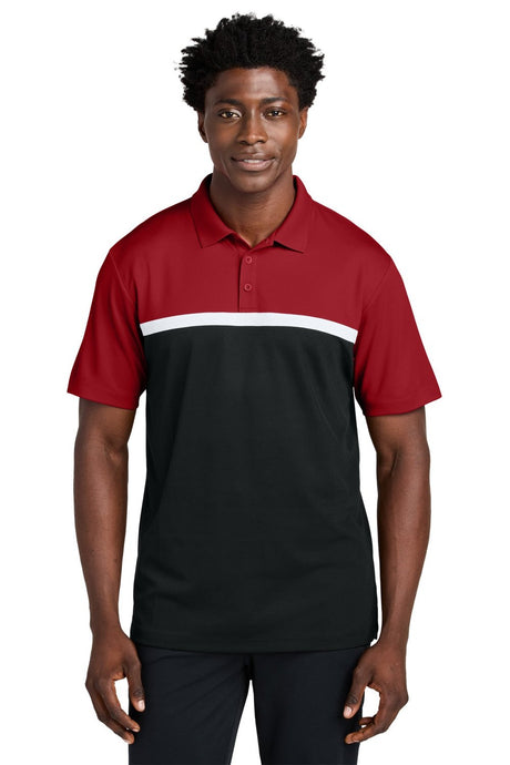 Sport-Tek Men's UV Micropique Colorblock Polo ST741 Mens Apparel Shirts & Tops
