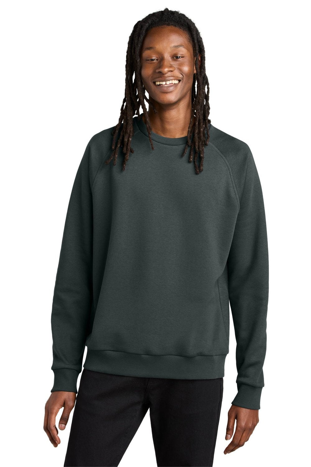 AllMade Unisex Organic CVC Fleece Crewneck Sweatshirt AL5004 Mens Apparel Sweatshirts & Fleece