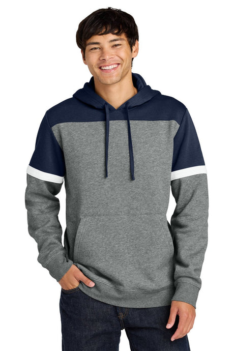 Sport-Tek Men's Drive Fleece Colorblock Hoodie STF205 Mens Apparel Shirts & Tops