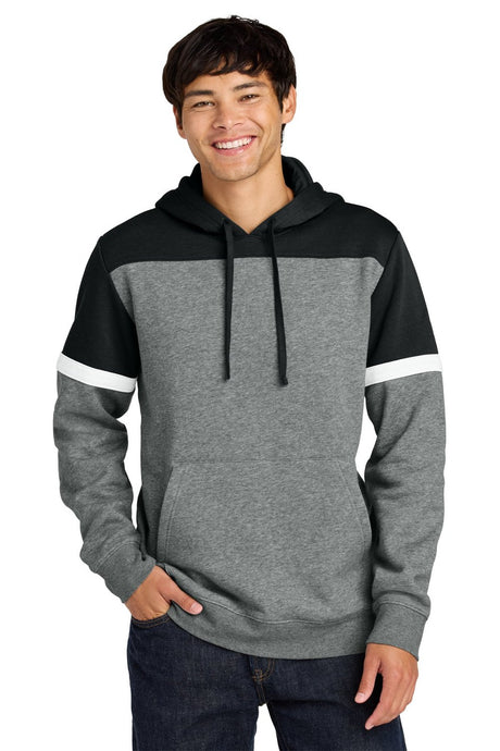 Sport-Tek Men's Drive Fleece Colorblock Hoodie STF205 Mens Apparel Shirts & Tops