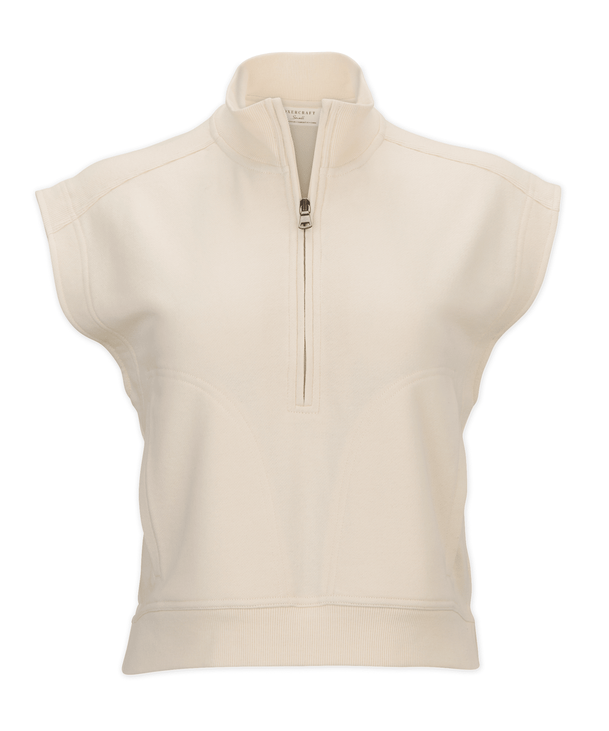 Boxercraft Women's Sleeveless Terry Half Zip Pullover Womens Apparel Sweatshirts & Fleece