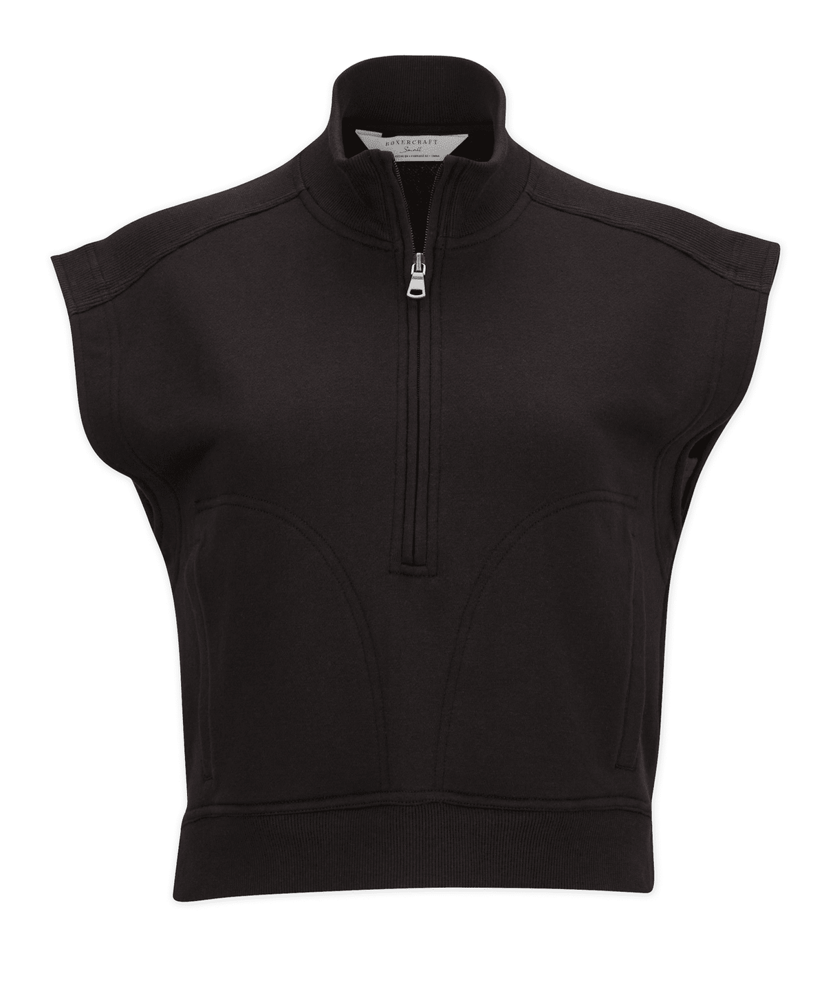 Boxercraft Women's Sleeveless Terry Half Zip Pullover Womens Apparel Sweatshirts & Fleece