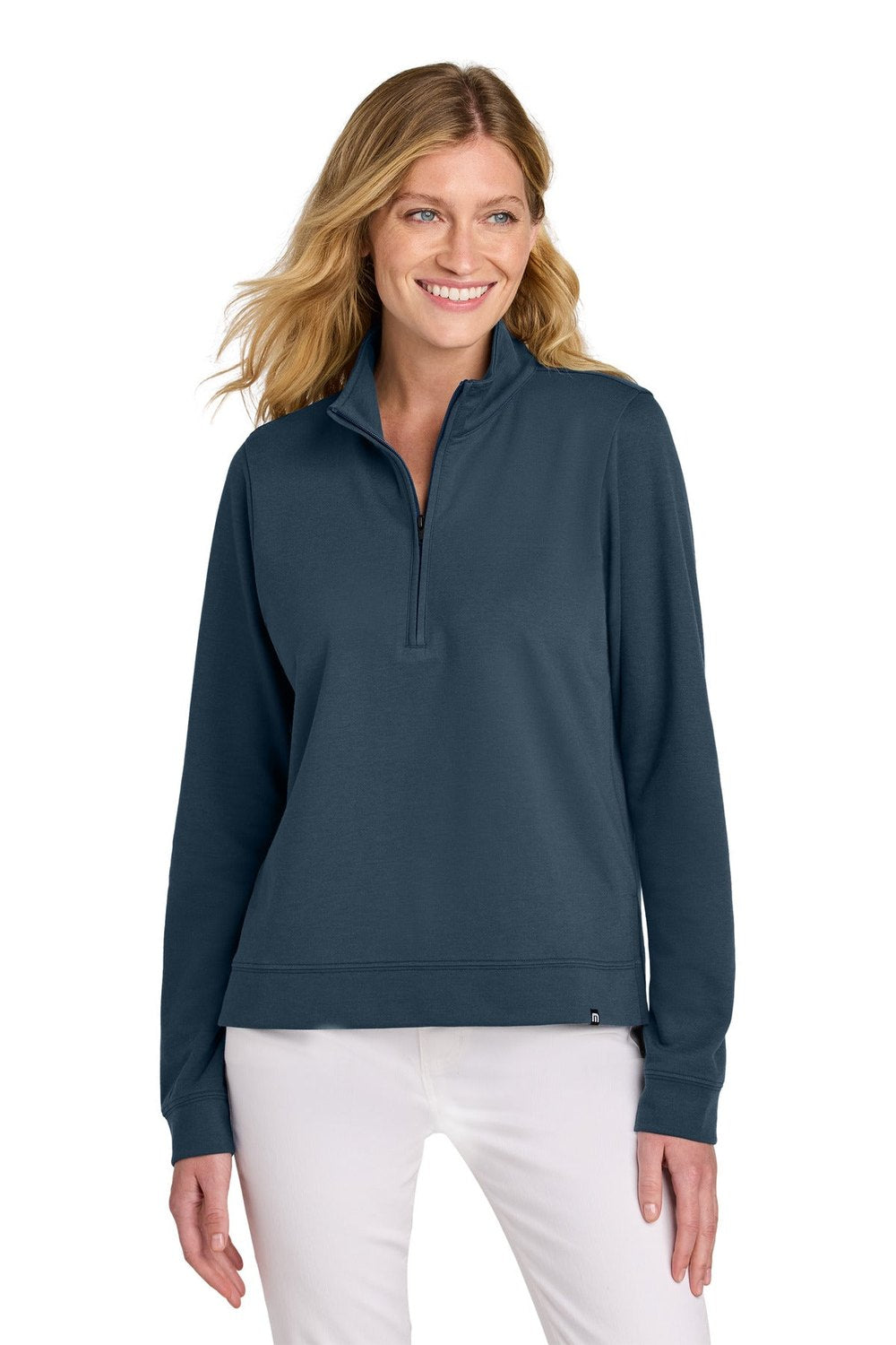 TravisMathew Women's Coveside 1/2-Zip TM1LD007 Corporate Apparel Sweatshirts & Fleece