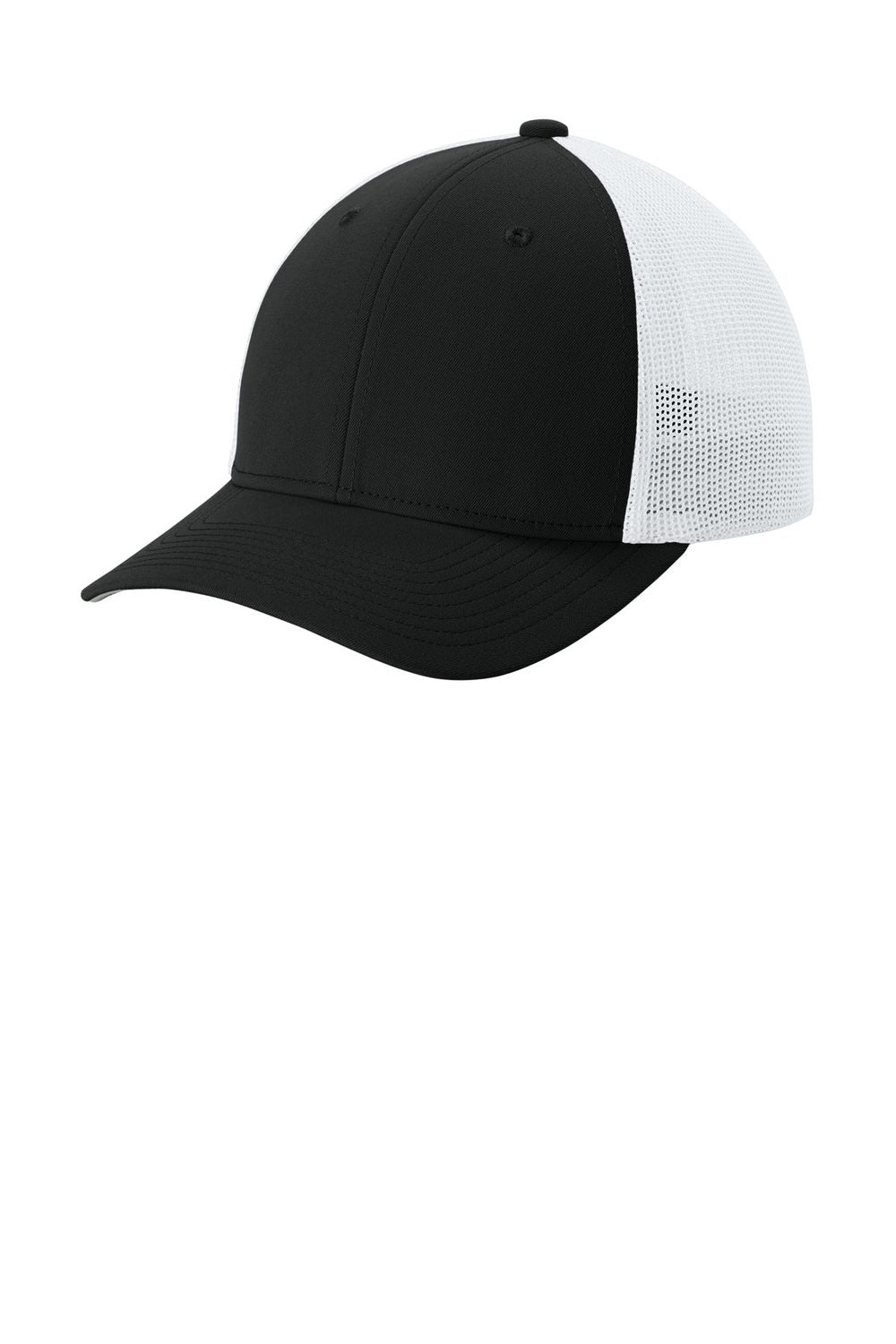 Sport-Tek Stretch-Tek Mesh Back Cap STC60 Unisex Accessories Hats & Caps
