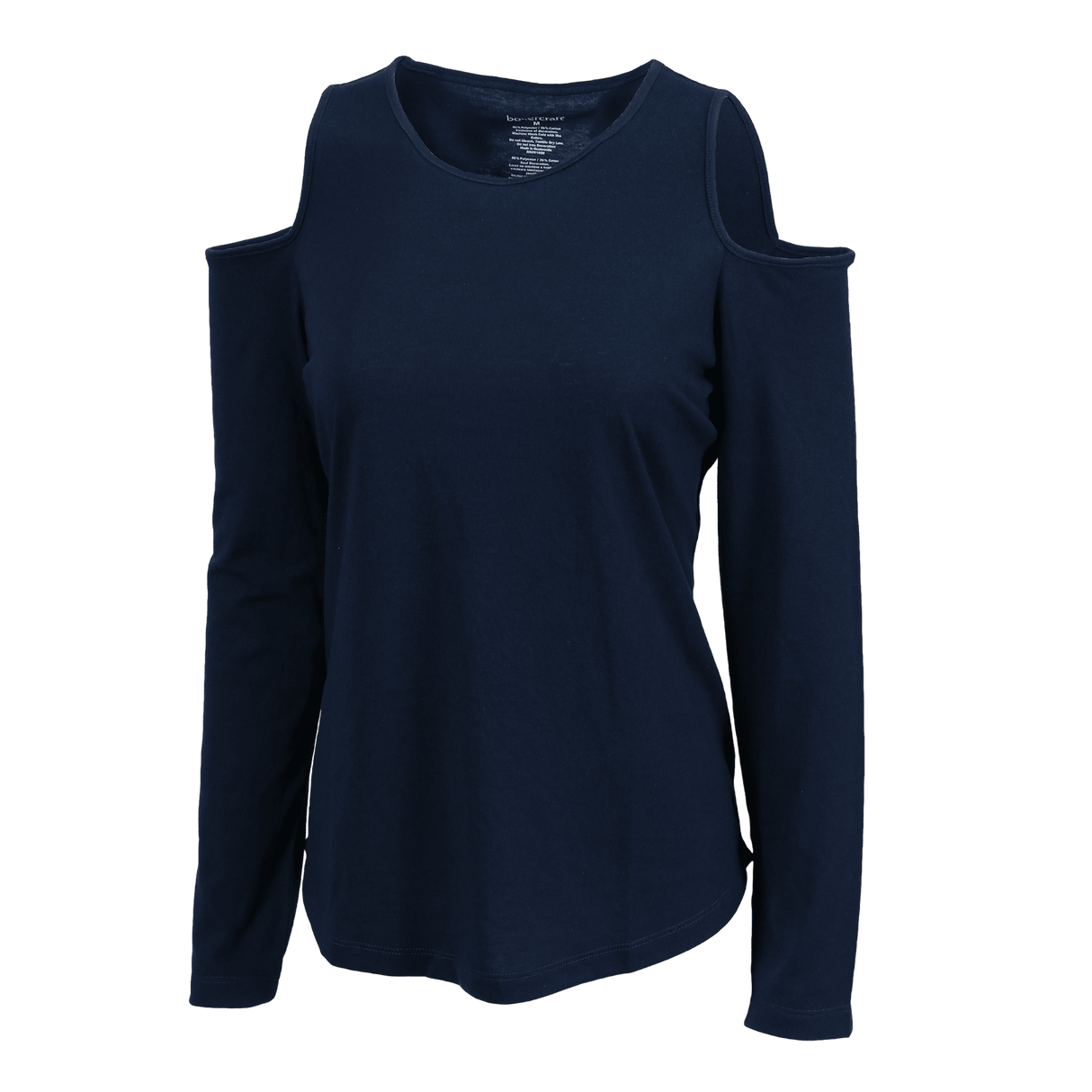 Boxercraft Women's Cold Shoulder Long Sleeve Tee Womens Apparel Shirts & Tops