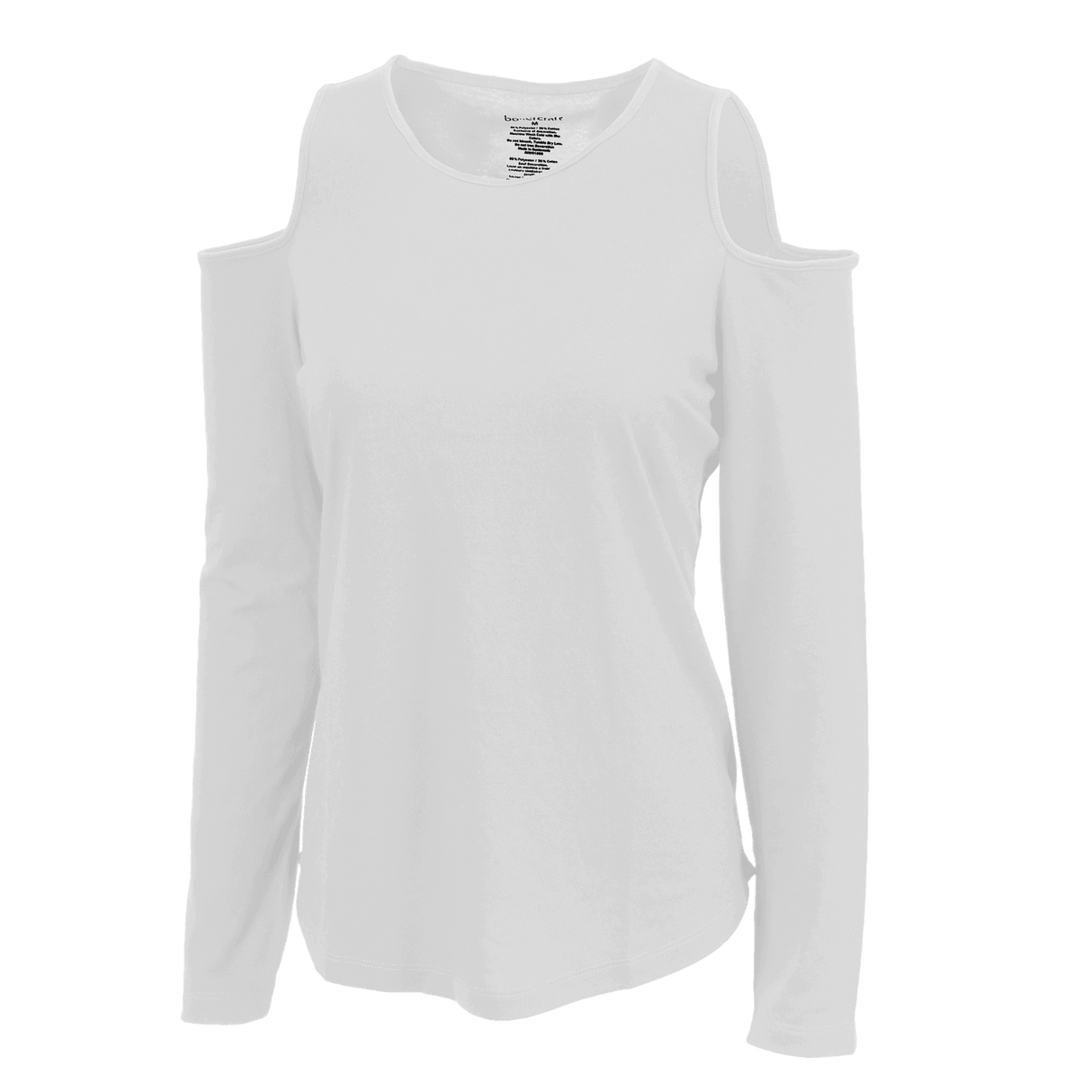 Boxercraft Women's Cold Shoulder Long Sleeve Tee Womens Apparel Shirts & Tops