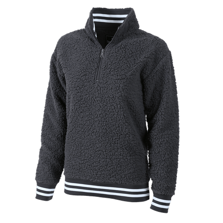 Boxercraft Men's Varsity Sherpa Quarter-Zip Pullover Mens Apparel Sweatshirts & Fleece