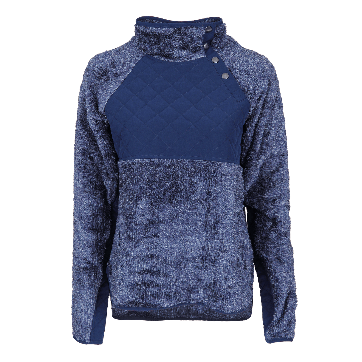 Boxercraft Women's Quilted Fuzzy Fleece Pullover Womens Apparel Sweatshirts & Fleece