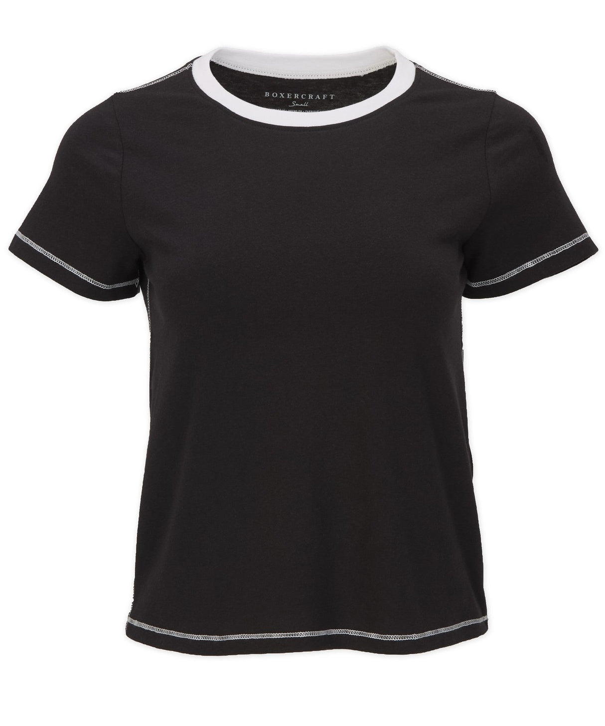 Boxercraft Women's Contrast Stitch Baby Tee Womens Apparel Shirts & Tops