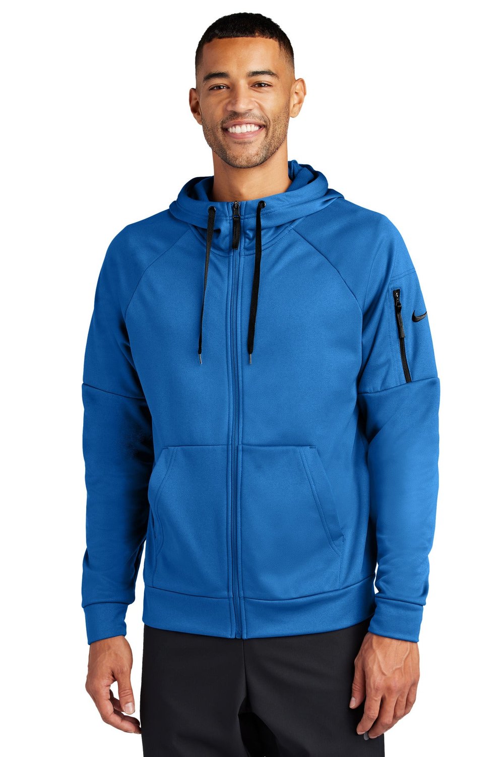Nike Therma-FIT Pocket Full-Zip Fleece Hoodie NKFD9859 Corporate Apparel Shirts & Tops